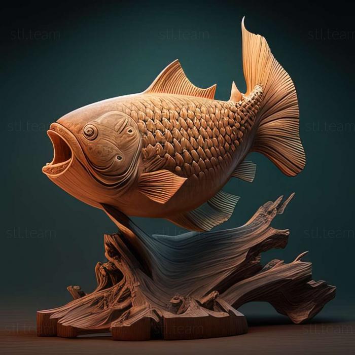 3D модель Вуалеві риби (STL)